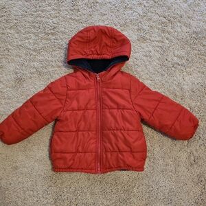 OshKosh B'gosh Navy Fleece Jacket with Red Trim